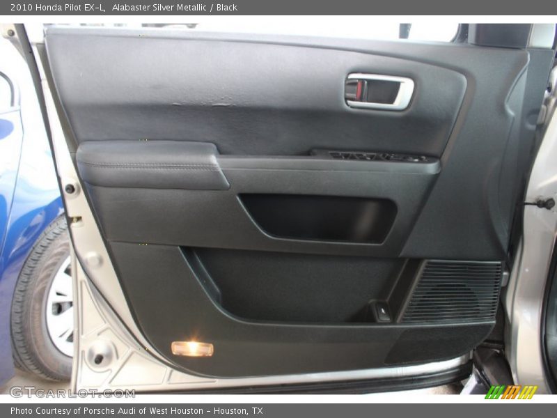 Alabaster Silver Metallic / Black 2010 Honda Pilot EX-L