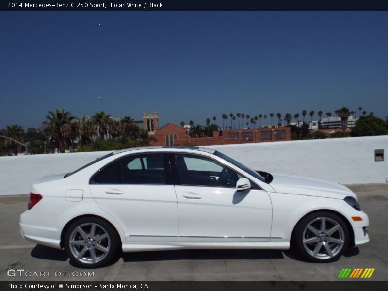 Polar White / Black 2014 Mercedes-Benz C 250 Sport