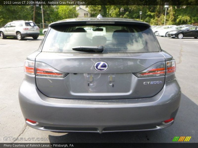 Nebula Gray Pearl / Black 2013 Lexus CT 200h Hybrid