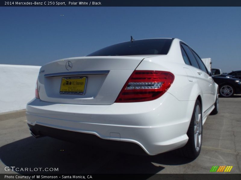 Polar White / Black 2014 Mercedes-Benz C 250 Sport