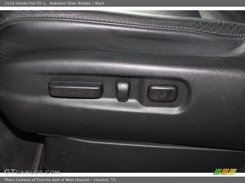 Alabaster Silver Metallic / Black 2010 Honda Pilot EX-L