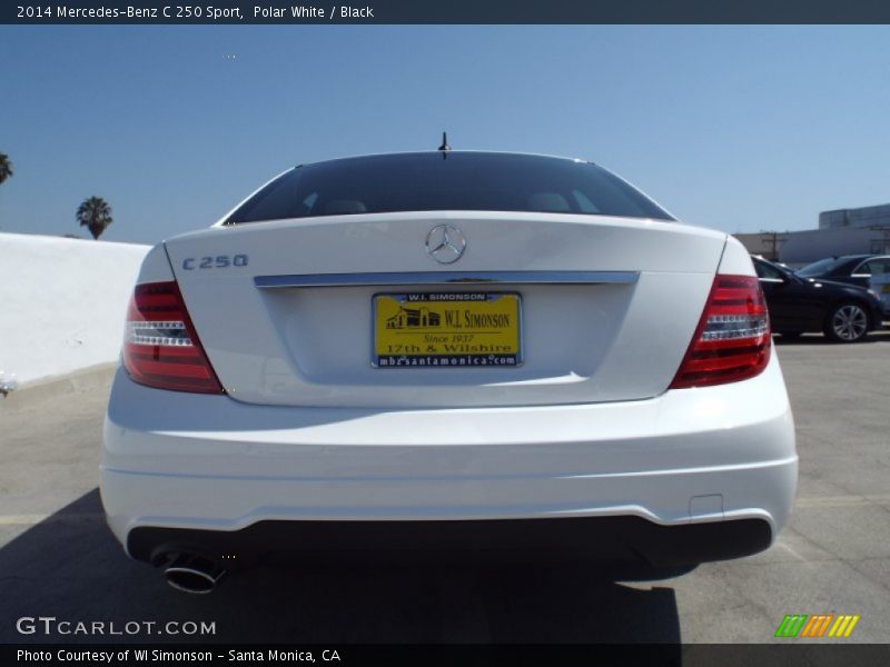 Polar White / Black 2014 Mercedes-Benz C 250 Sport