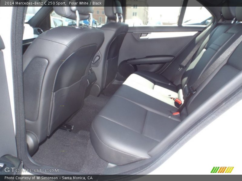 Polar White / Black 2014 Mercedes-Benz C 250 Sport
