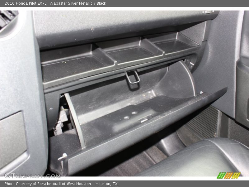 Alabaster Silver Metallic / Black 2010 Honda Pilot EX-L