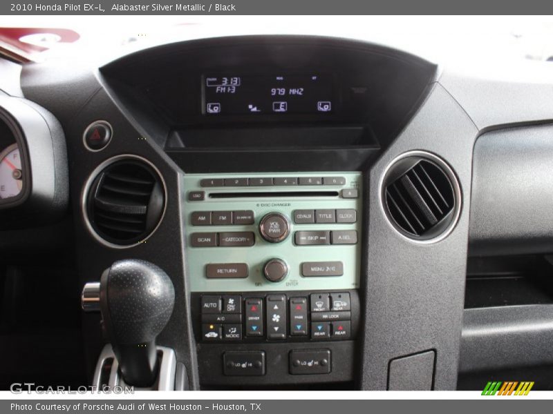 Alabaster Silver Metallic / Black 2010 Honda Pilot EX-L