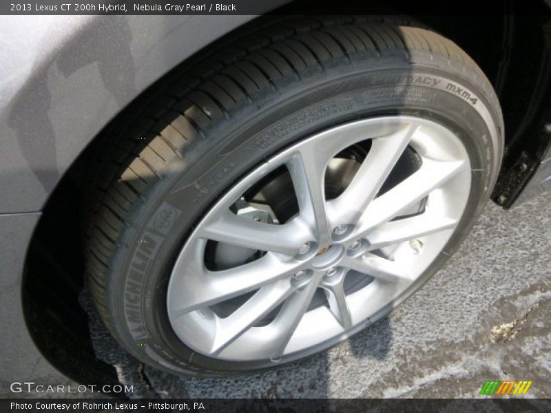Nebula Gray Pearl / Black 2013 Lexus CT 200h Hybrid