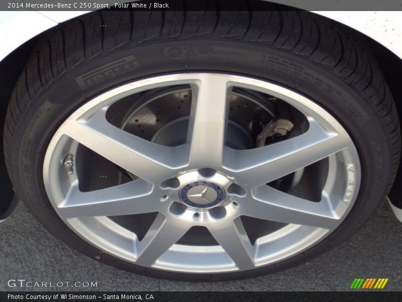 Polar White / Black 2014 Mercedes-Benz C 250 Sport
