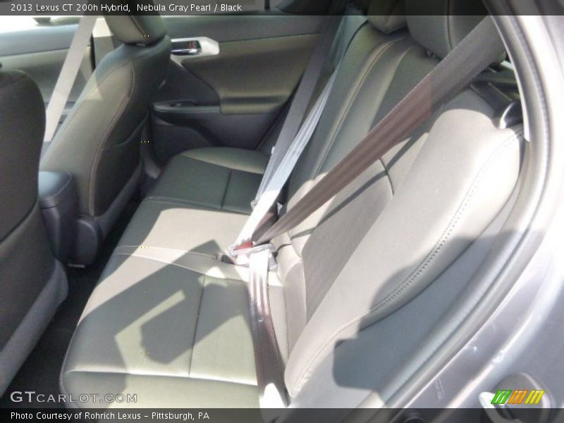 Nebula Gray Pearl / Black 2013 Lexus CT 200h Hybrid