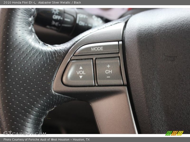Alabaster Silver Metallic / Black 2010 Honda Pilot EX-L