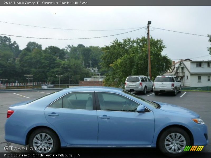 Clearwater Blue Metallic / Ash 2012 Toyota Camry LE