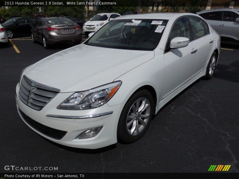 White Satin Pearl / Cashmere 2013 Hyundai Genesis 3.8 Sedan