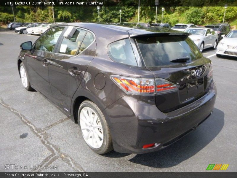Fire Agate Pearl / Caramel 2013 Lexus CT 200h Hybrid