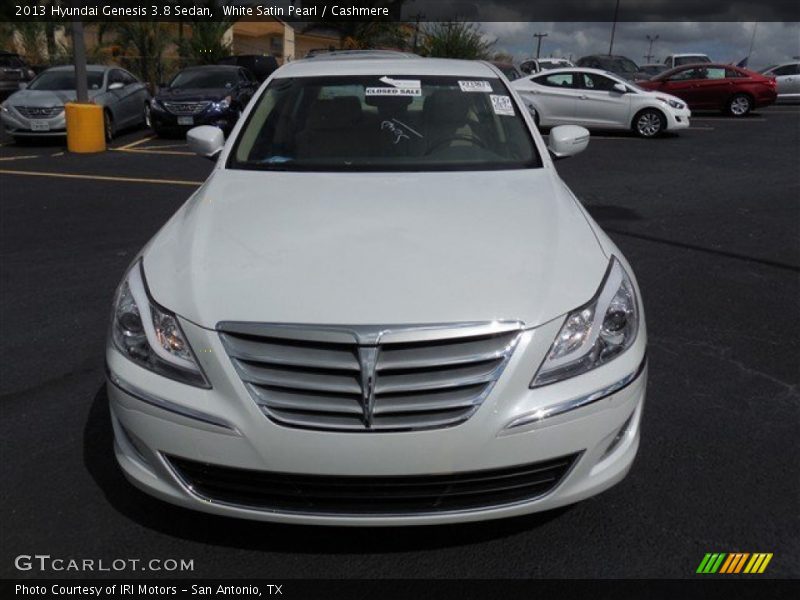 White Satin Pearl / Cashmere 2013 Hyundai Genesis 3.8 Sedan