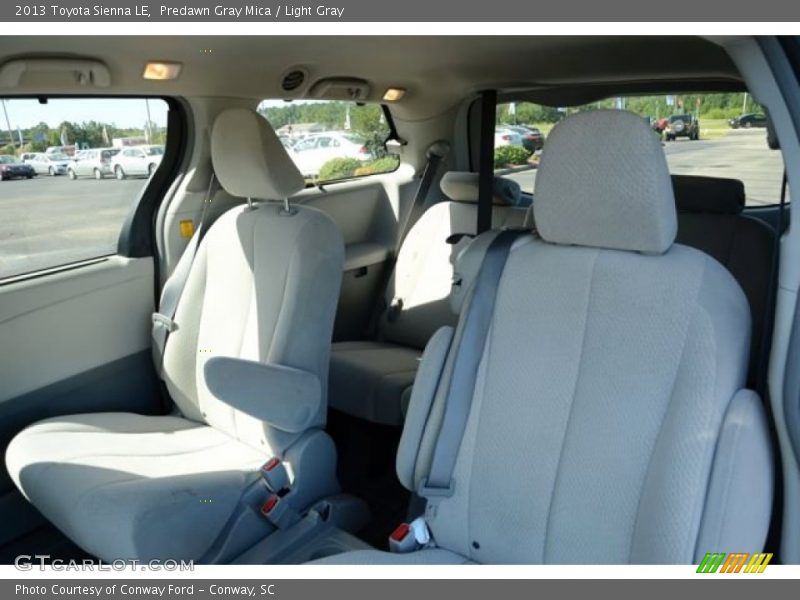 Predawn Gray Mica / Light Gray 2013 Toyota Sienna LE