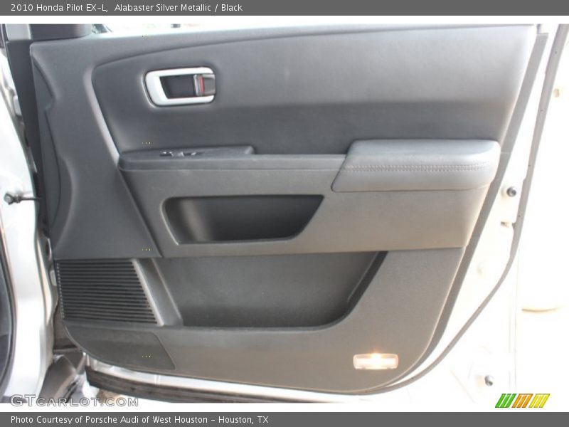 Alabaster Silver Metallic / Black 2010 Honda Pilot EX-L