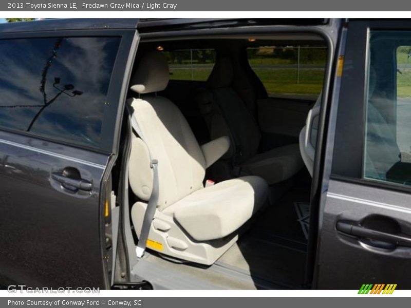 Predawn Gray Mica / Light Gray 2013 Toyota Sienna LE