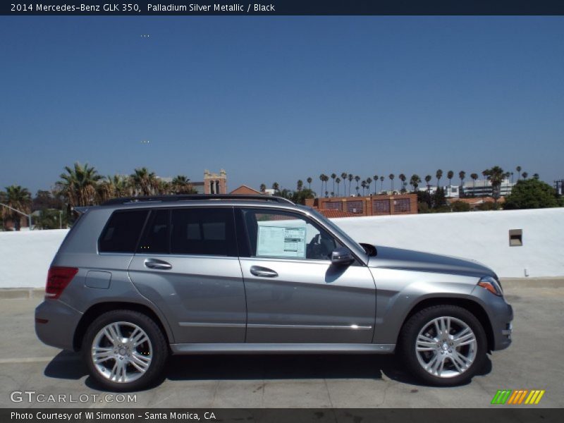 Palladium Silver Metallic / Black 2014 Mercedes-Benz GLK 350