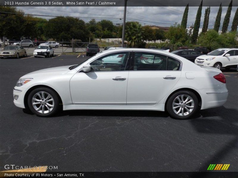 White Satin Pearl / Cashmere 2013 Hyundai Genesis 3.8 Sedan