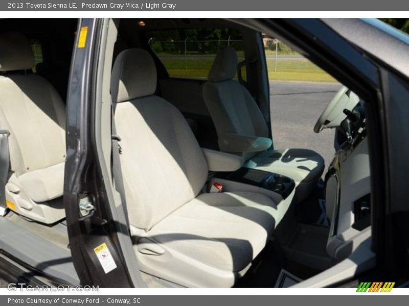 Predawn Gray Mica / Light Gray 2013 Toyota Sienna LE