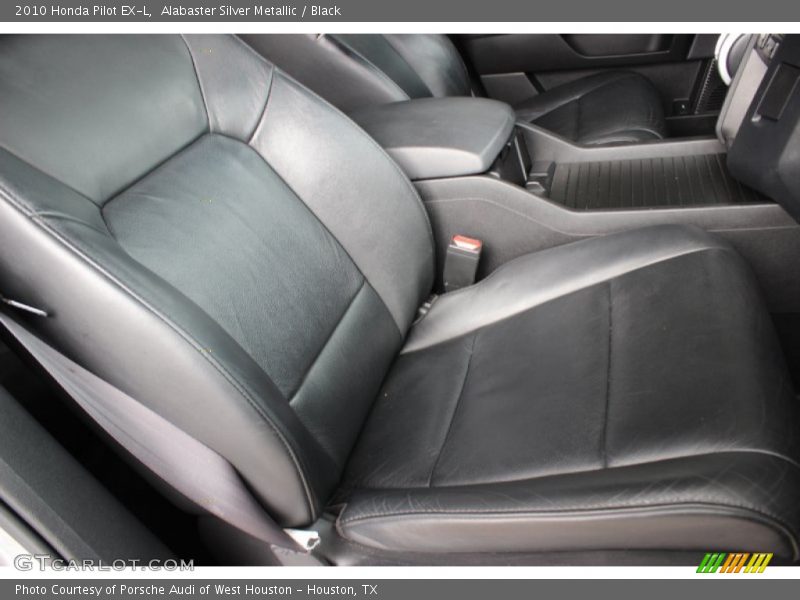 Alabaster Silver Metallic / Black 2010 Honda Pilot EX-L