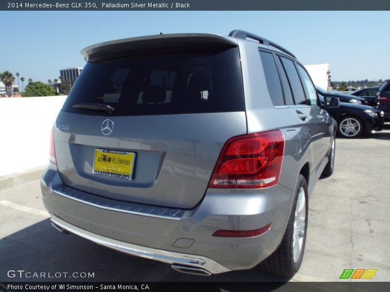 Palladium Silver Metallic / Black 2014 Mercedes-Benz GLK 350
