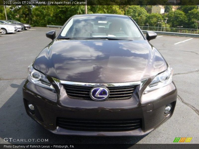 Fire Agate Pearl / Caramel 2013 Lexus CT 200h Hybrid