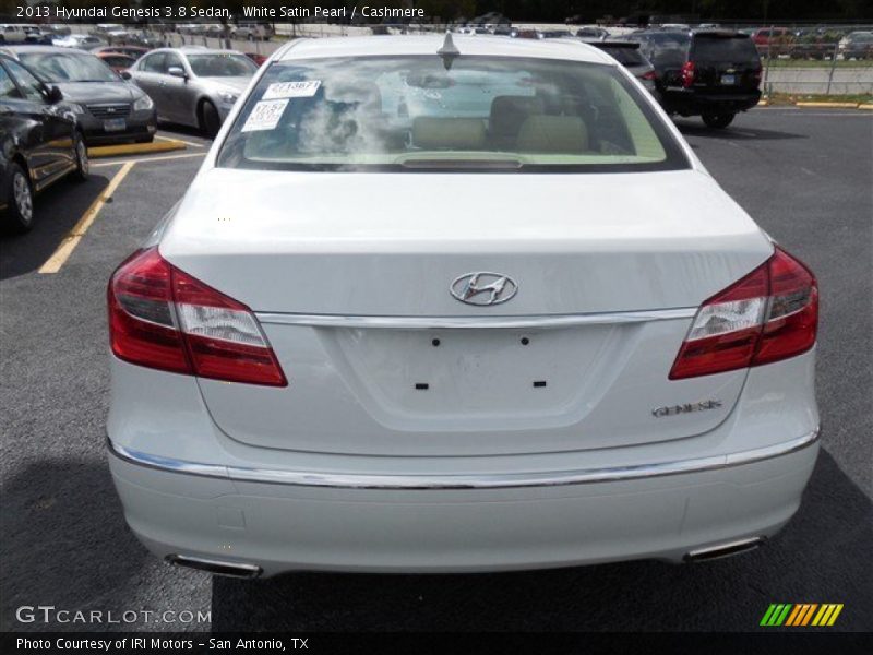 White Satin Pearl / Cashmere 2013 Hyundai Genesis 3.8 Sedan