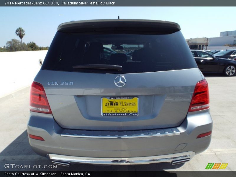 Palladium Silver Metallic / Black 2014 Mercedes-Benz GLK 350