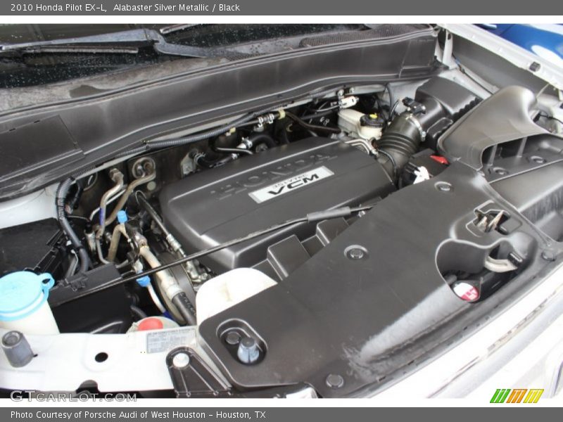 Alabaster Silver Metallic / Black 2010 Honda Pilot EX-L