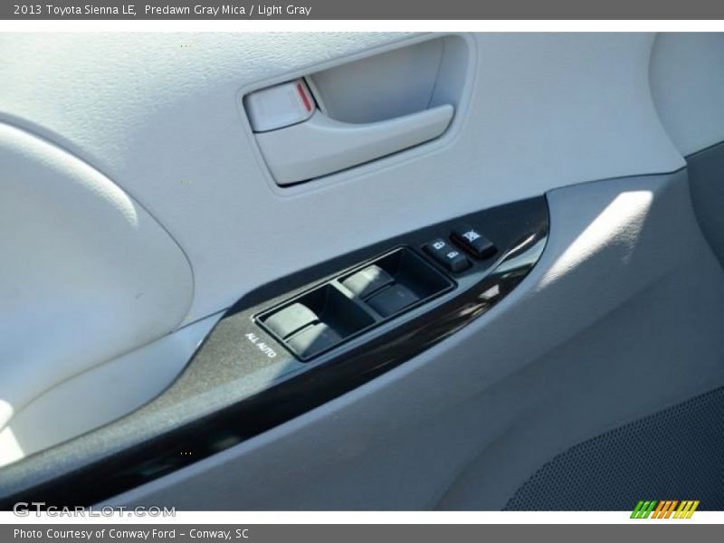 Predawn Gray Mica / Light Gray 2013 Toyota Sienna LE