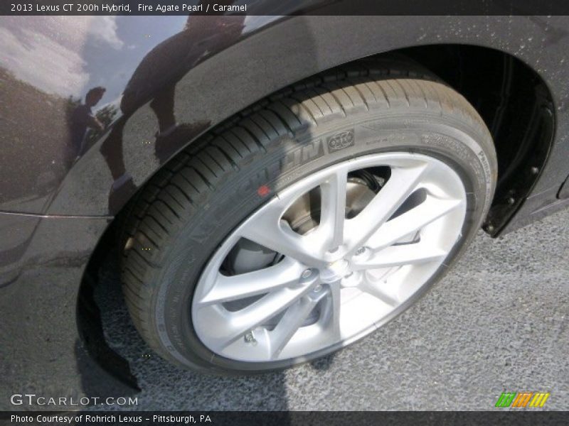 Fire Agate Pearl / Caramel 2013 Lexus CT 200h Hybrid
