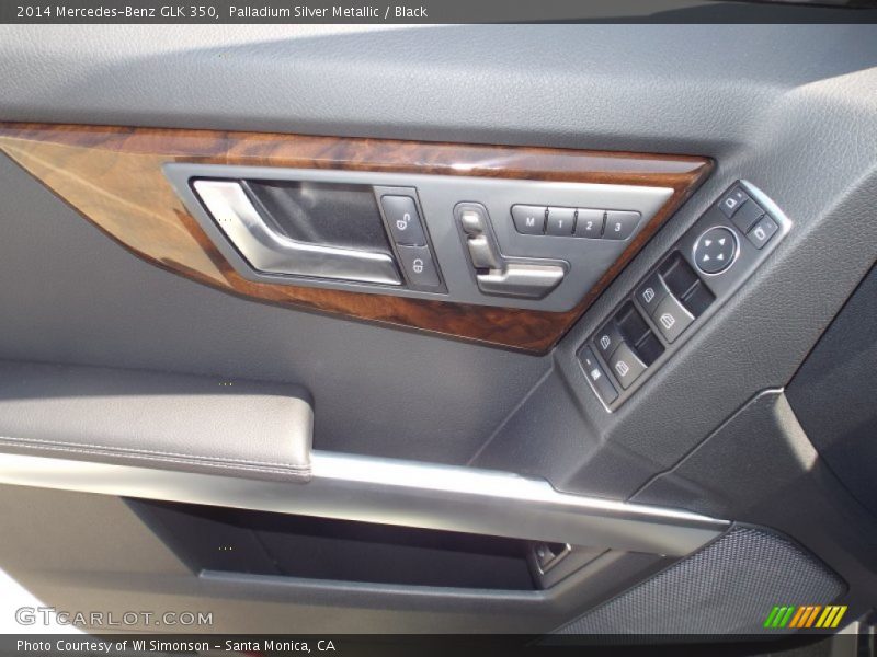Palladium Silver Metallic / Black 2014 Mercedes-Benz GLK 350