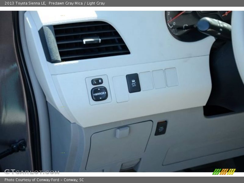 Predawn Gray Mica / Light Gray 2013 Toyota Sienna LE