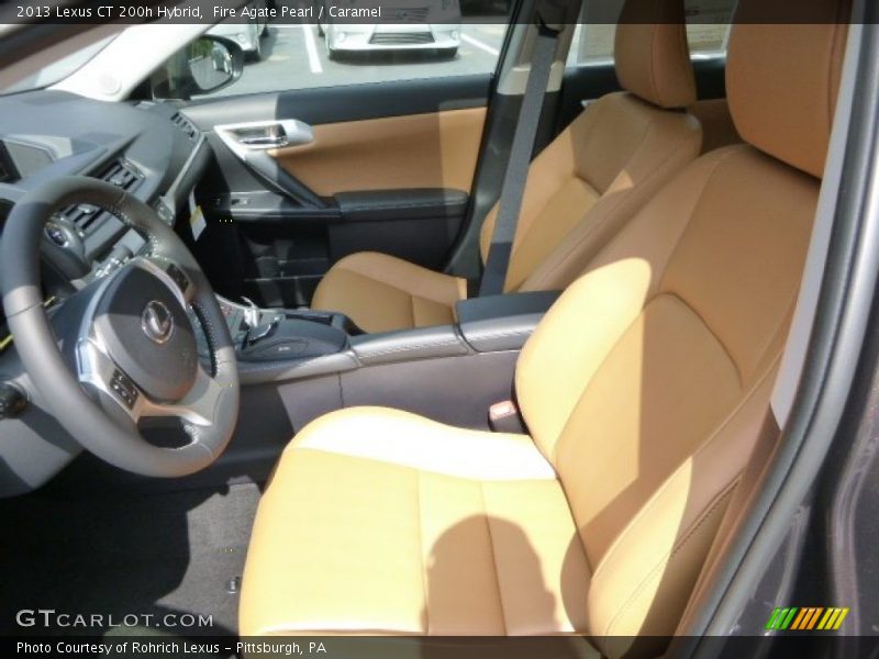 Fire Agate Pearl / Caramel 2013 Lexus CT 200h Hybrid