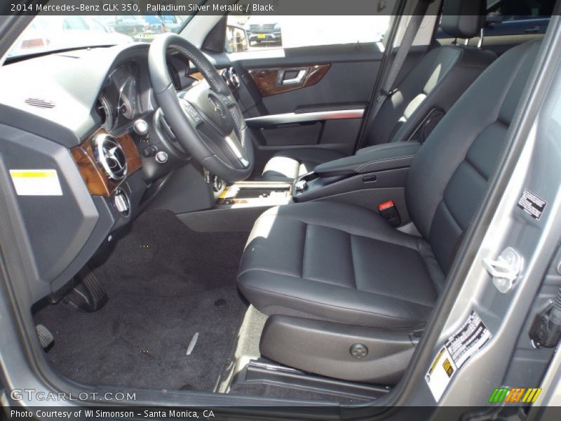 Palladium Silver Metallic / Black 2014 Mercedes-Benz GLK 350