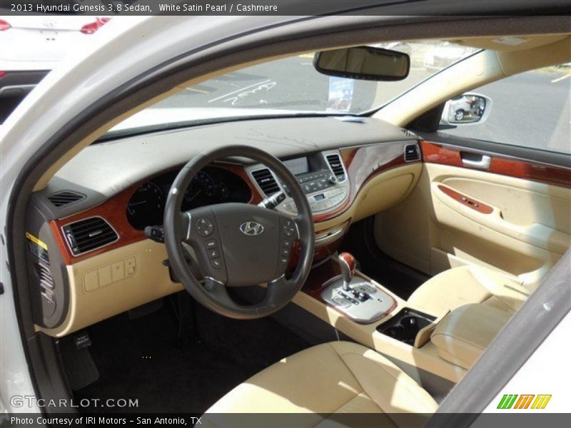 White Satin Pearl / Cashmere 2013 Hyundai Genesis 3.8 Sedan