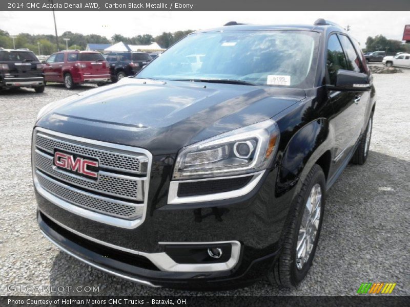 Carbon Black Metallic / Ebony 2014 GMC Acadia Denali AWD