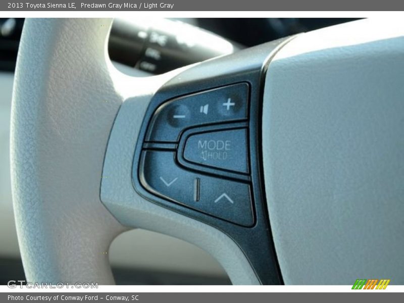 Predawn Gray Mica / Light Gray 2013 Toyota Sienna LE