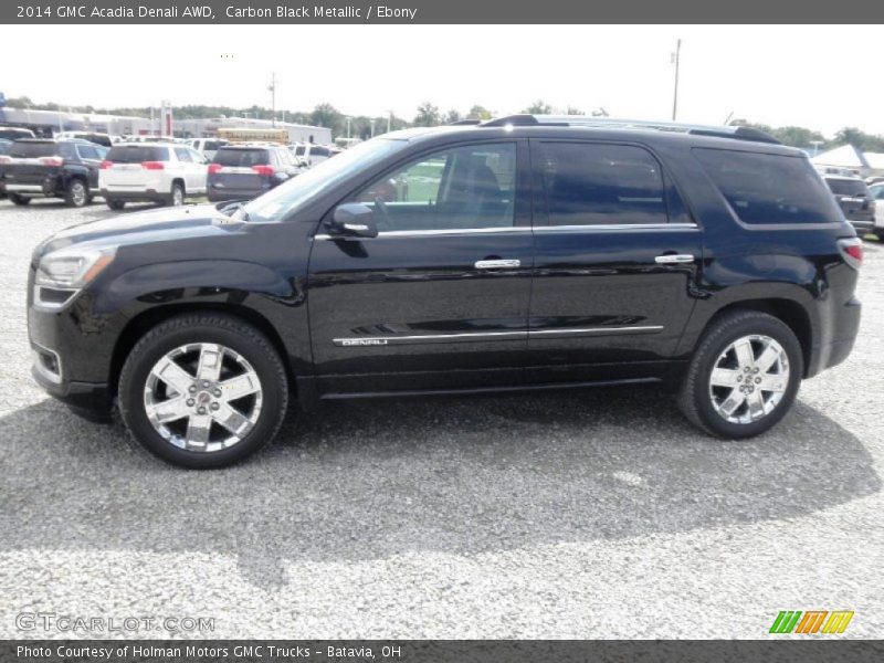 Carbon Black Metallic / Ebony 2014 GMC Acadia Denali AWD