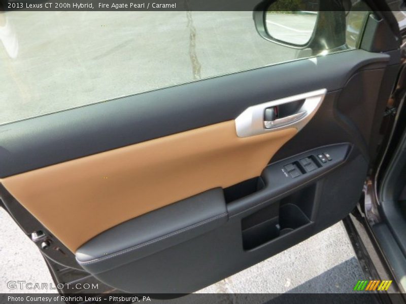 Fire Agate Pearl / Caramel 2013 Lexus CT 200h Hybrid