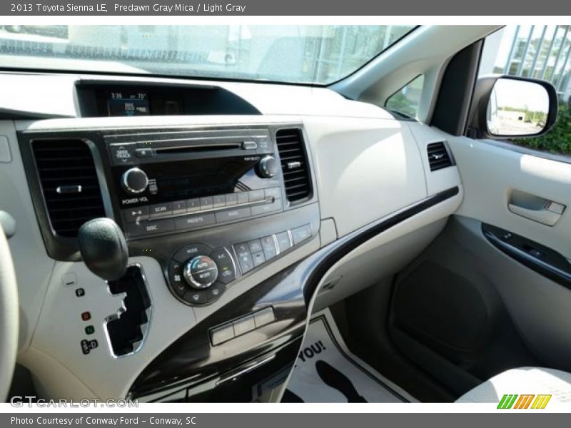 Predawn Gray Mica / Light Gray 2013 Toyota Sienna LE