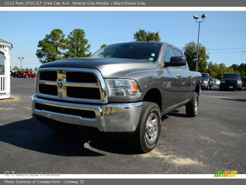 Mineral Gray Metallic / Black/Diesel Gray 2013 Ram 2500 SLT Crew Cab 4x4