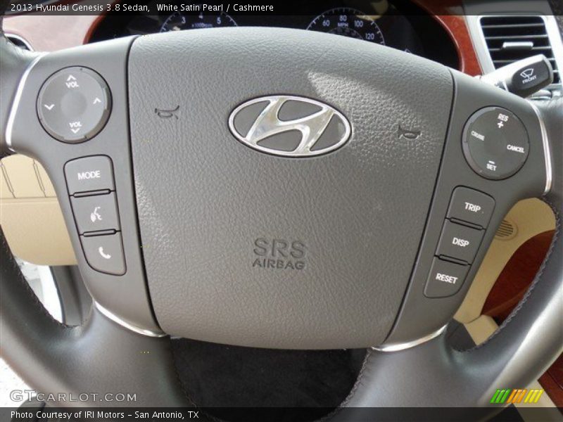 White Satin Pearl / Cashmere 2013 Hyundai Genesis 3.8 Sedan