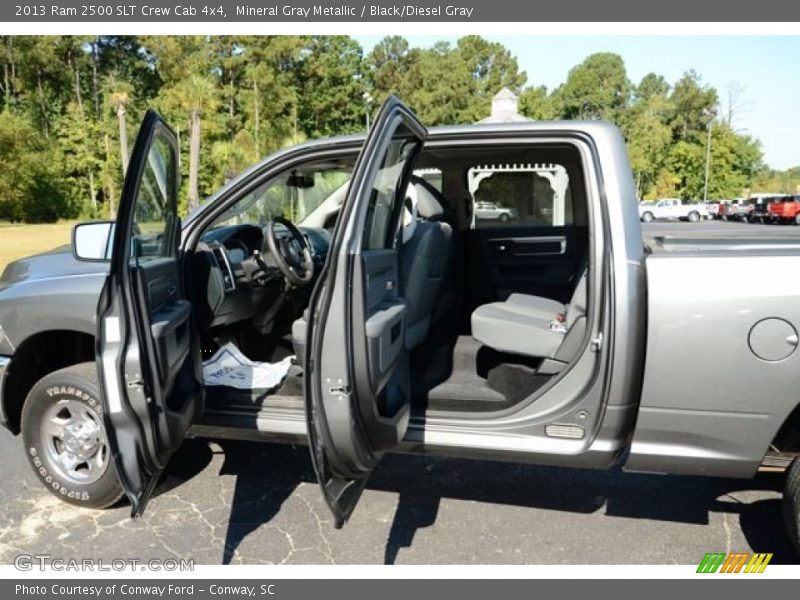 Mineral Gray Metallic / Black/Diesel Gray 2013 Ram 2500 SLT Crew Cab 4x4