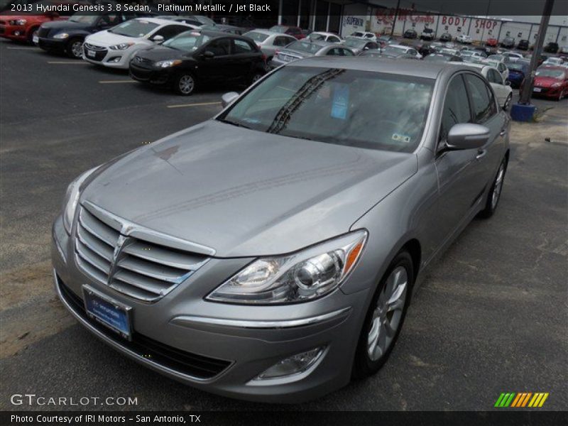 Platinum Metallic / Jet Black 2013 Hyundai Genesis 3.8 Sedan