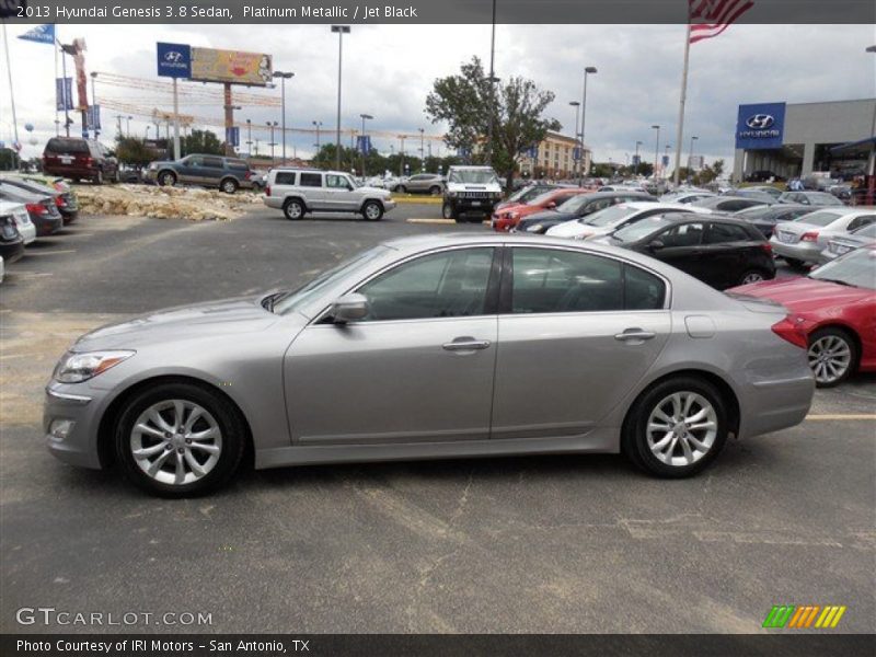 Platinum Metallic / Jet Black 2013 Hyundai Genesis 3.8 Sedan