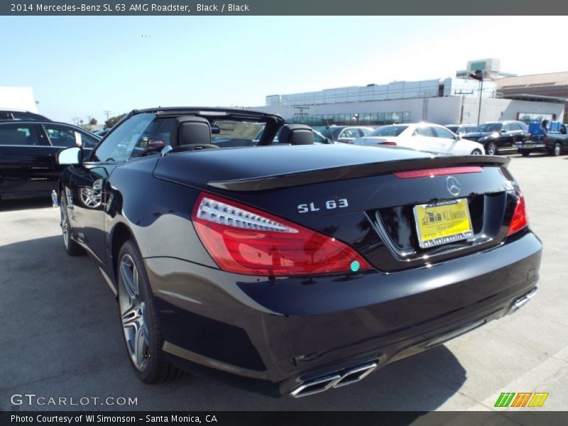 Black / Black 2014 Mercedes-Benz SL 63 AMG Roadster