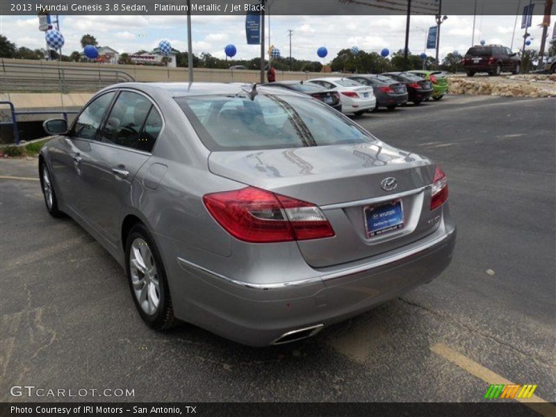 Platinum Metallic / Jet Black 2013 Hyundai Genesis 3.8 Sedan