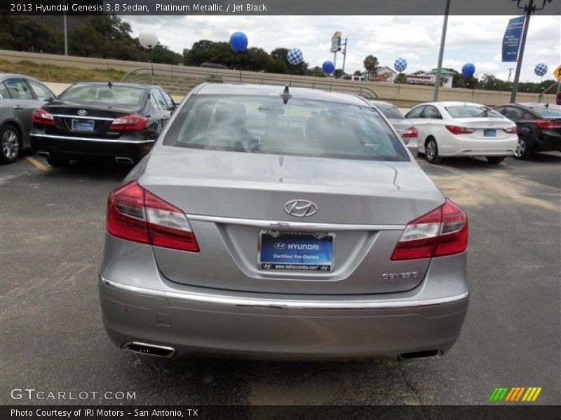 Platinum Metallic / Jet Black 2013 Hyundai Genesis 3.8 Sedan