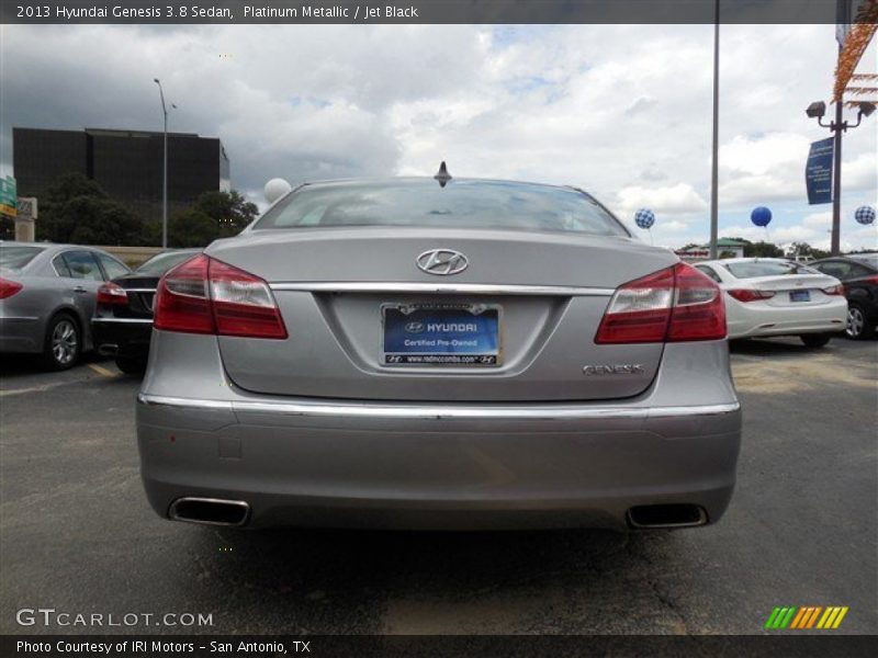 Platinum Metallic / Jet Black 2013 Hyundai Genesis 3.8 Sedan